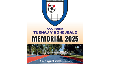 Memoriál 2025 Brožúra